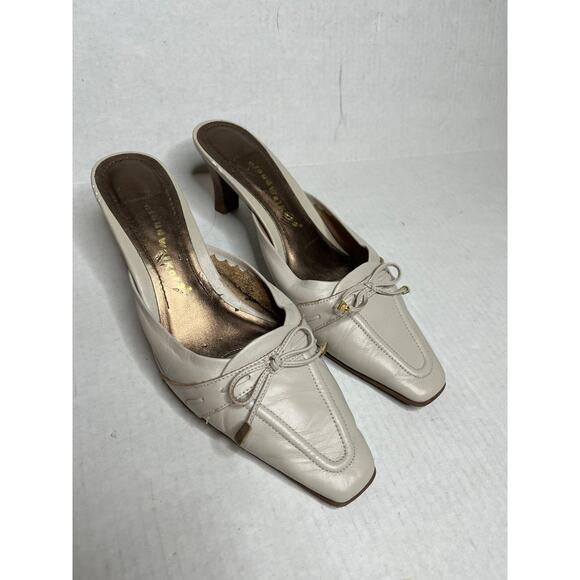 Cloudwalkers Vintage Coquette Y2K Kitten Heel Mules Womens Size 8 - Picture 2 of 9